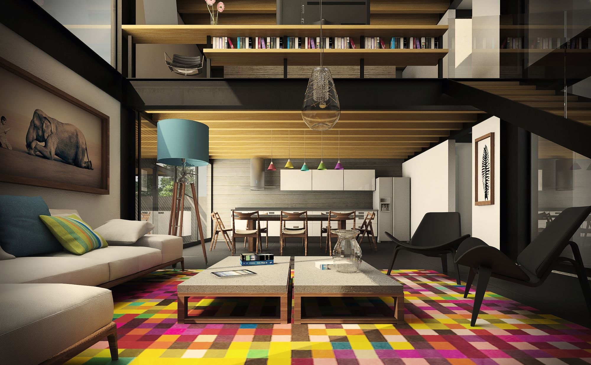 colorful-living-room