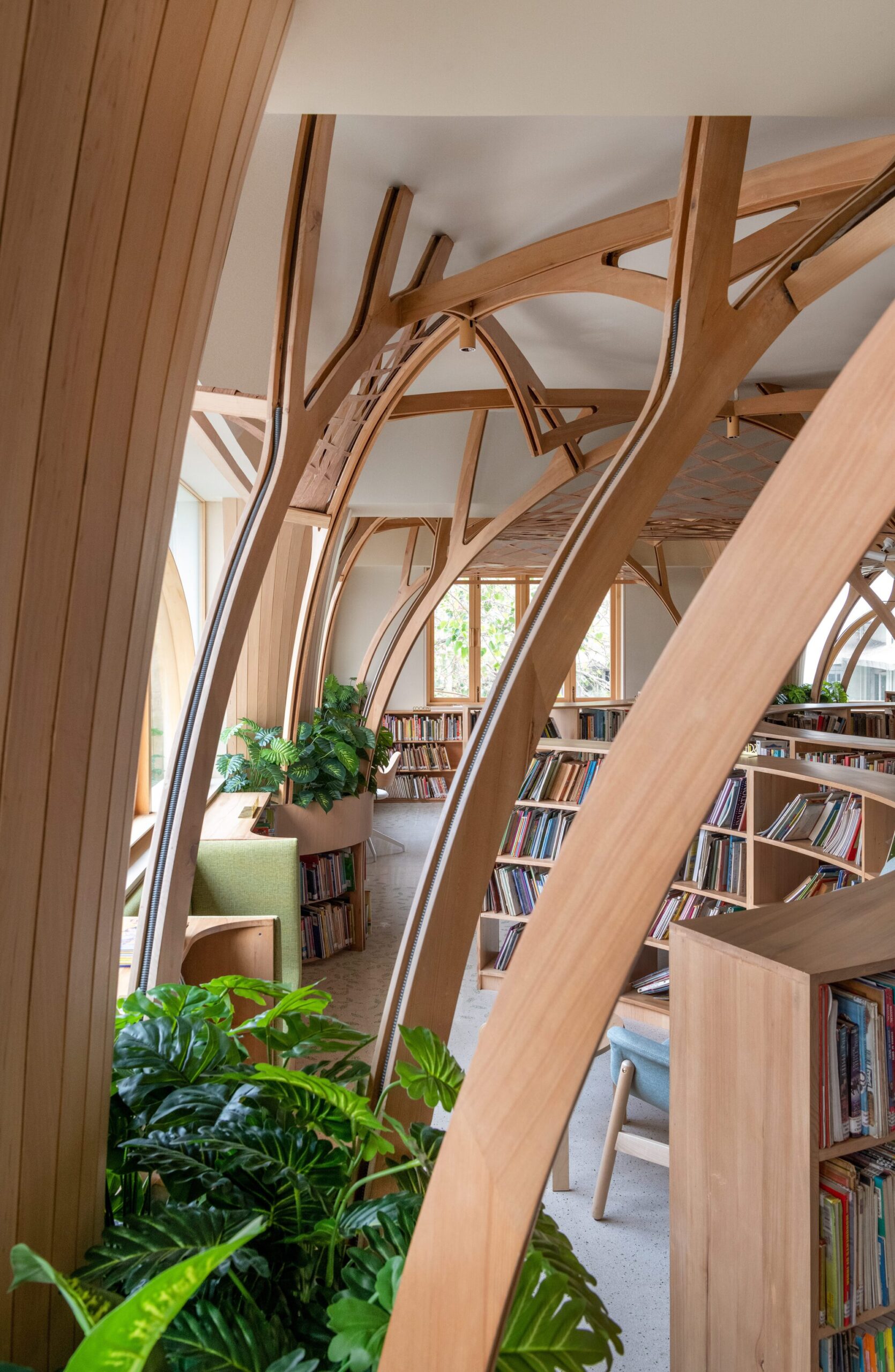 Forest of Knowledge Library by studio hinge 4
