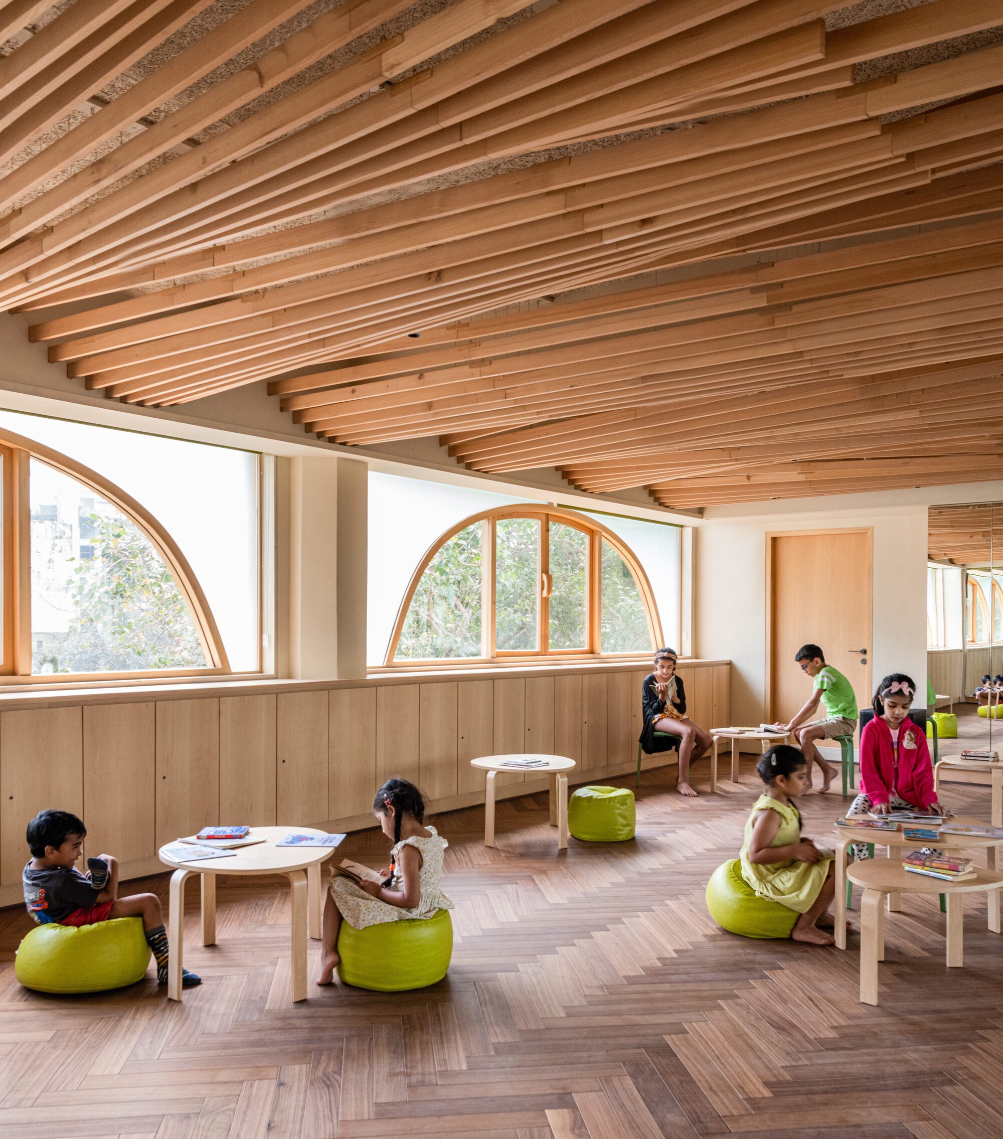Forest of Knowledge Library by studio hinge 3