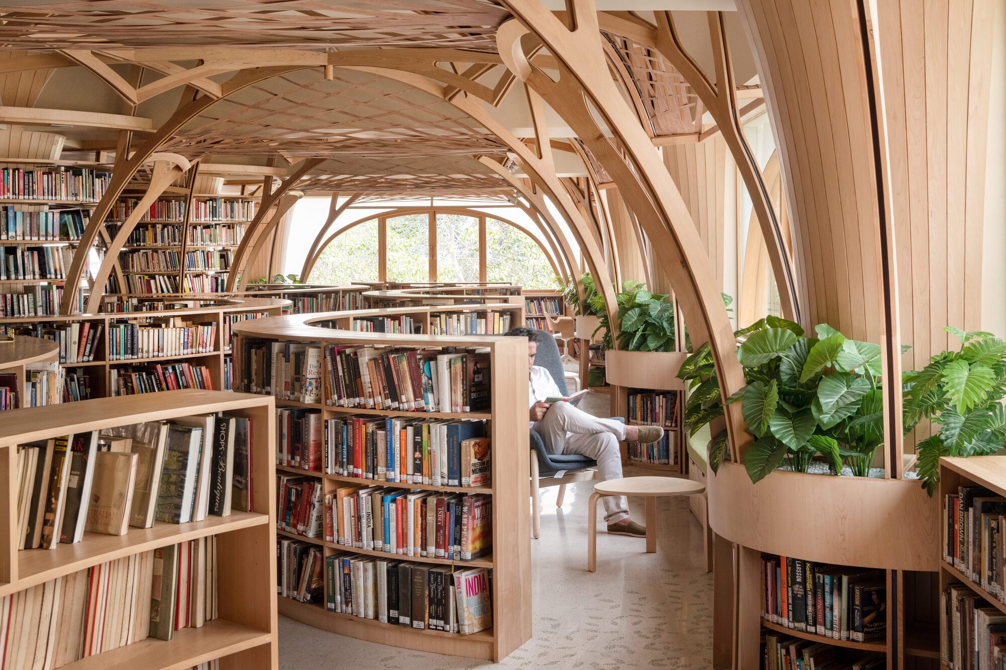 Forest of Knowledge Library by studio hinge 2
