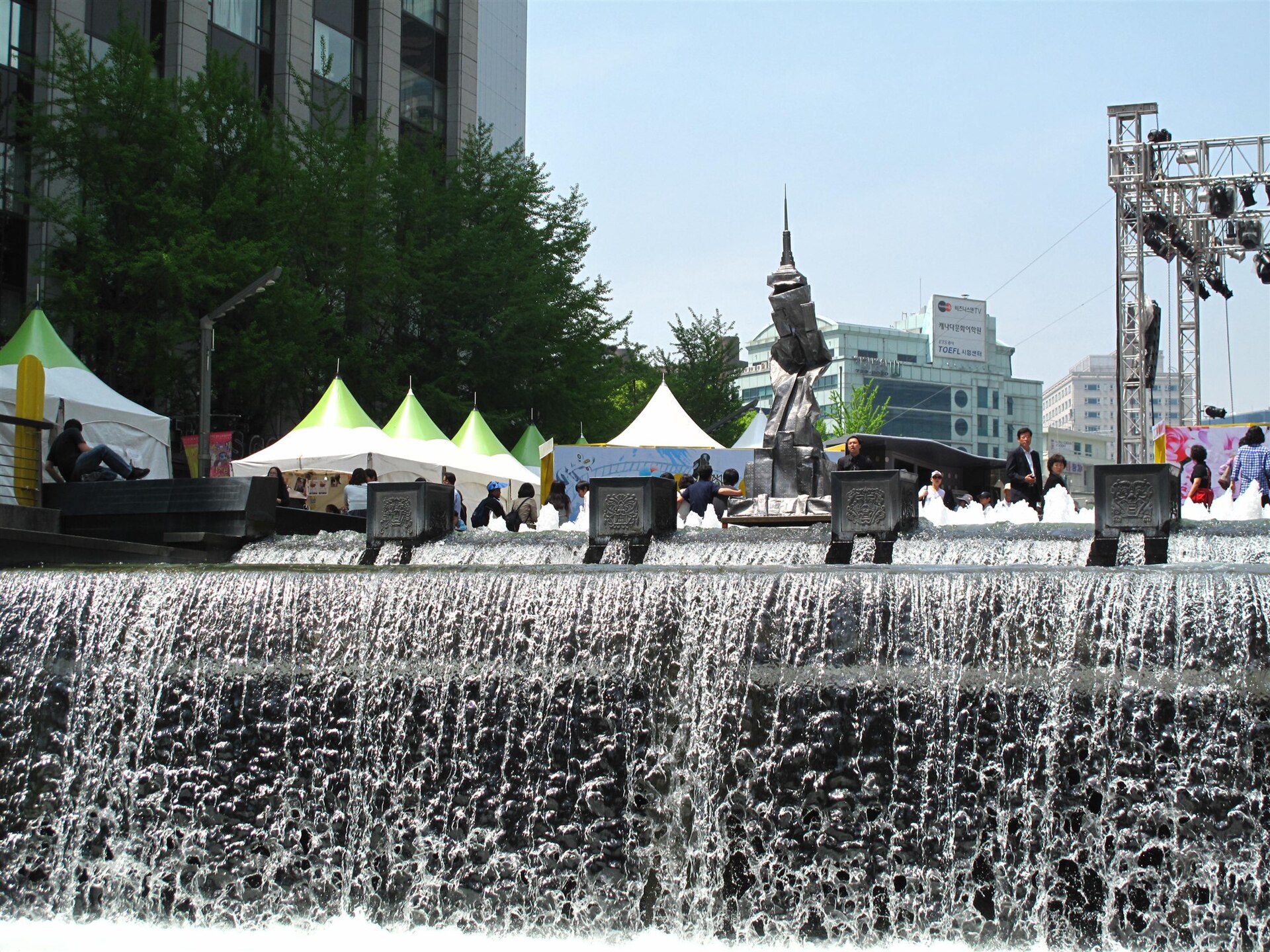 청계천 산책로