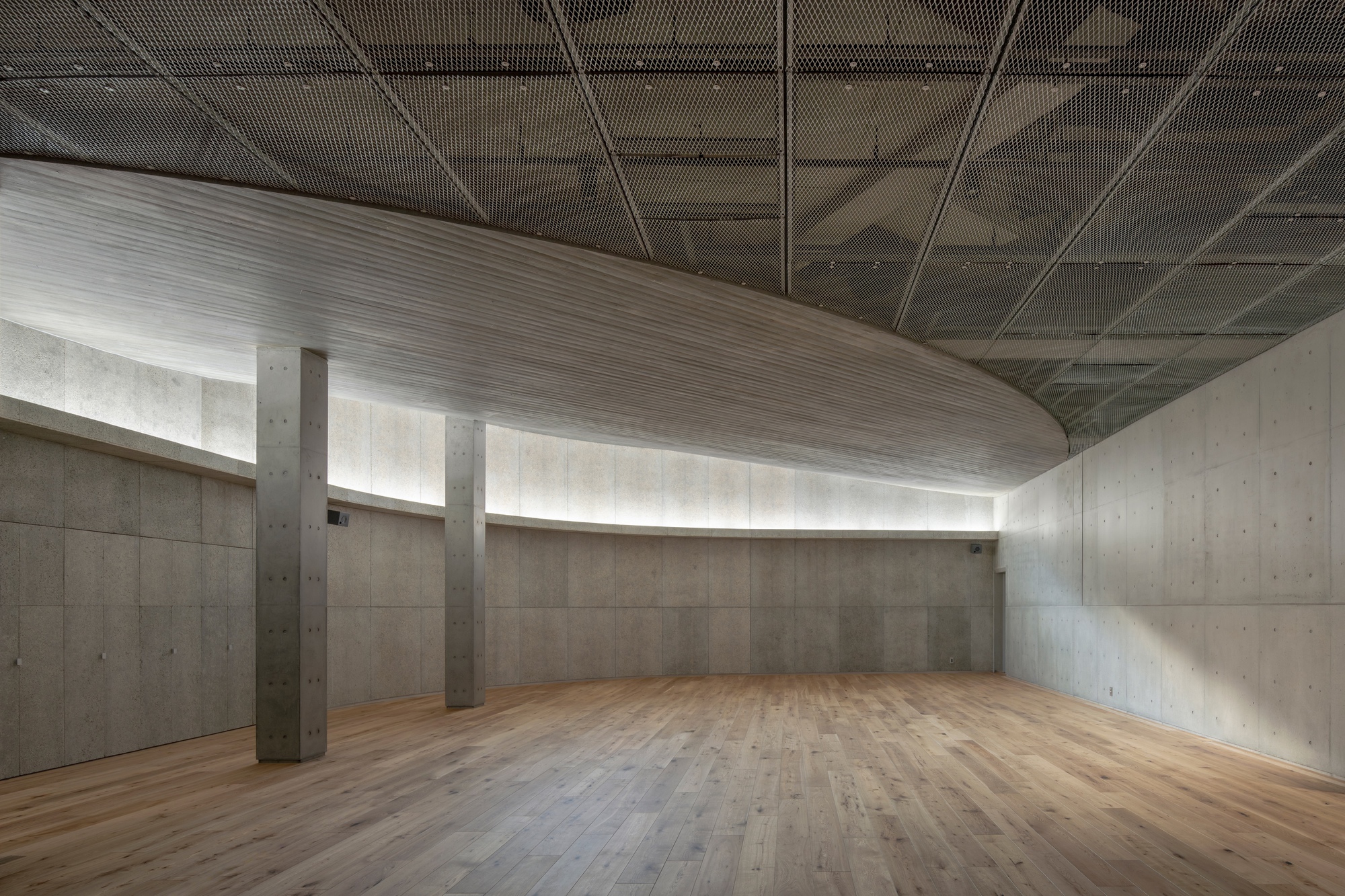 Multipurpose hall beneath the courtyard of AOI Celestie Coffee Roastery