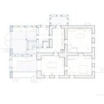 Borová Lada Cottage 1층 평면도