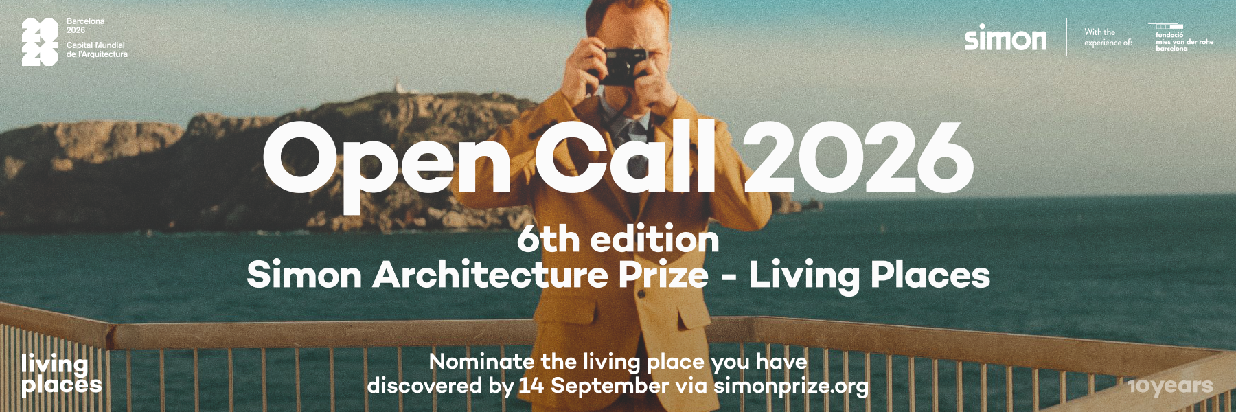 Living Places Simon Architecture Prize 2026 공모 포스터