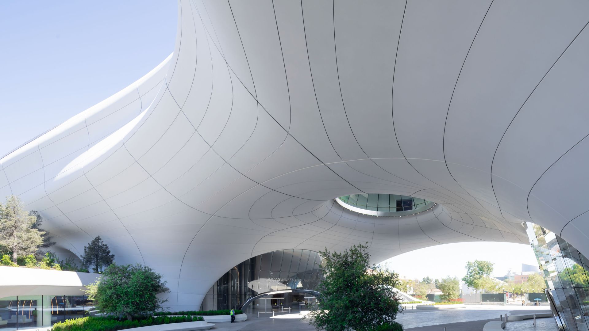 Lucas Museum of Narrative Art 외관 디테일