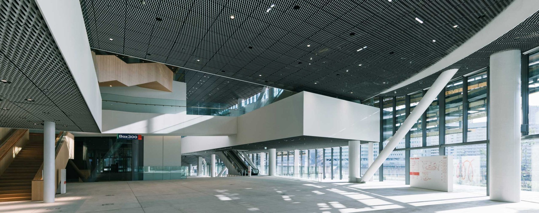 MoN Takanawa entrance lobby on the second floor