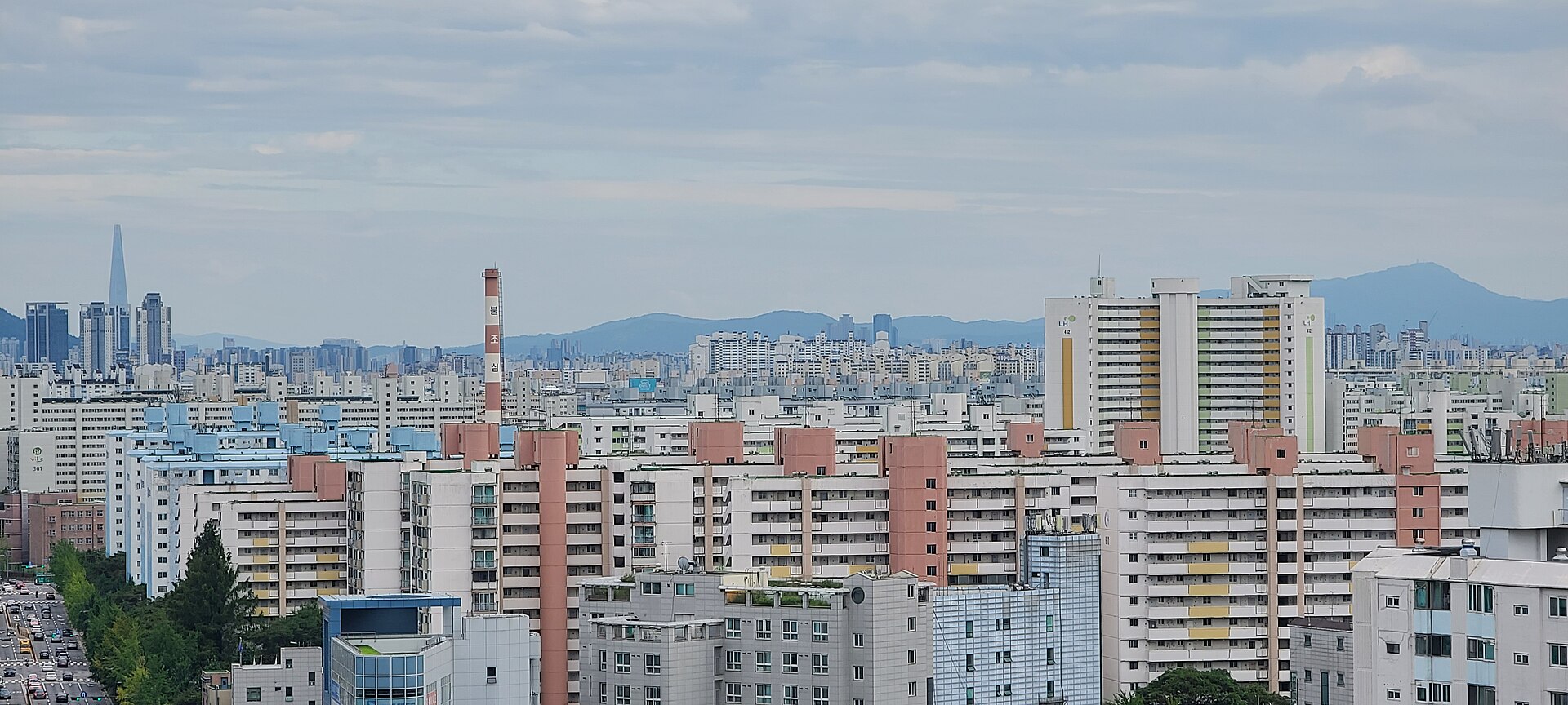 서울 노원구의 아파트 단지 전경