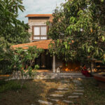 Saffron Verandah House orchard exterior