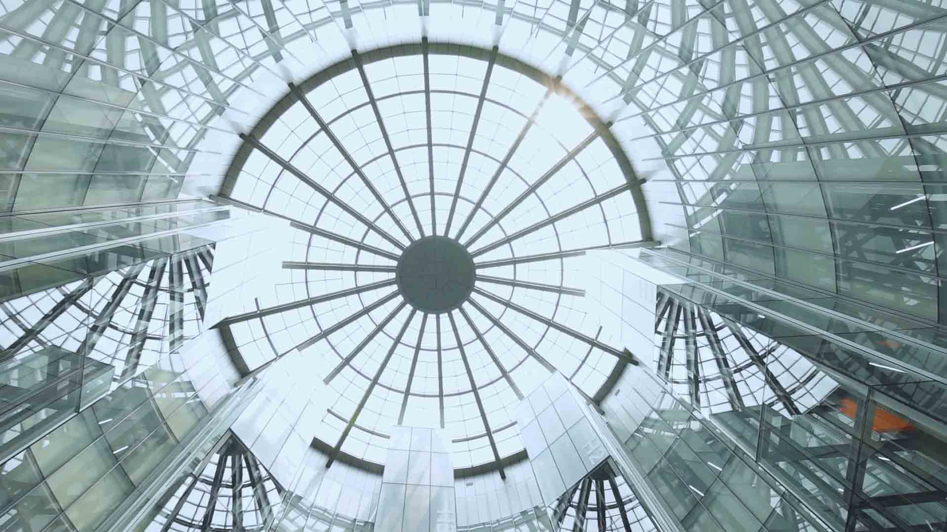 Suwon High-Tech Center atrium skylight oculus
