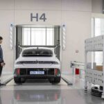 Suwon High-Tech Center transparent car lift