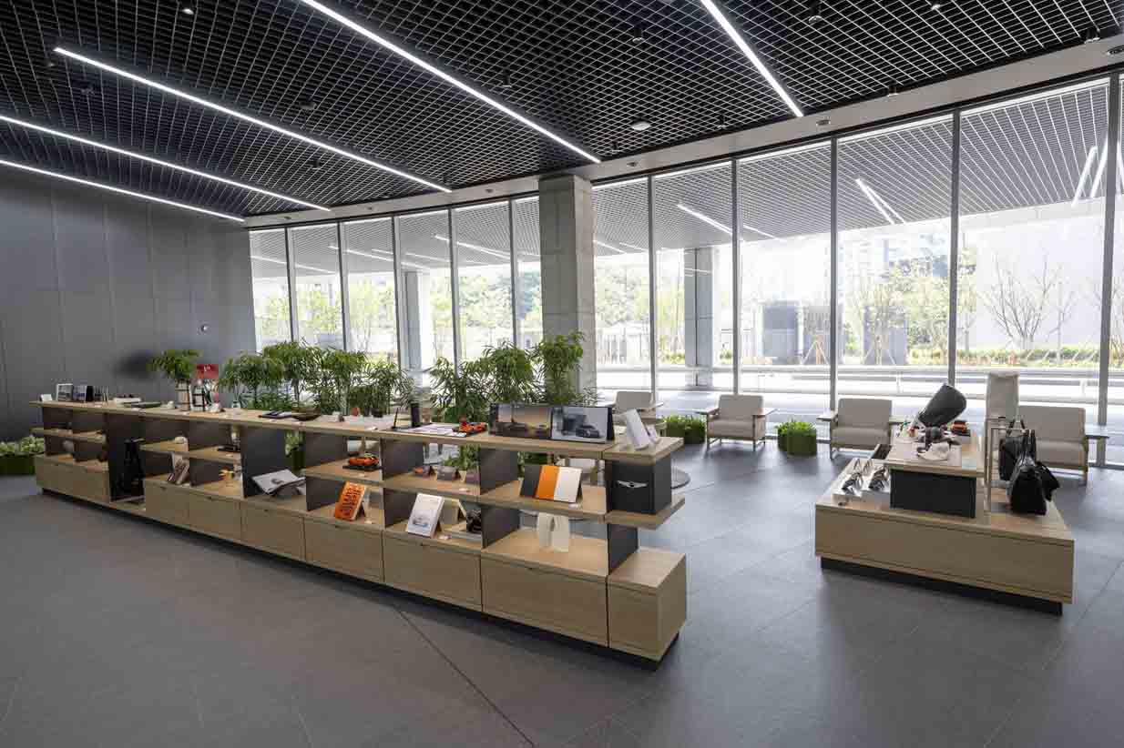 Suwon High-Tech Center Genesis collection display