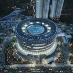 Suwon High-Tech Center night aerial