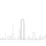 The Big Bend within the Manhattan skyline elevation