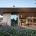 capsule retreat dusk exterior