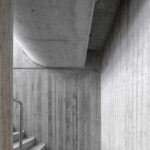 capsule retreat stairwell concrete