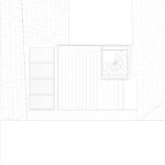 Glass Brick House 지붕 평면도
