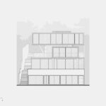 Lua House 후면 입면도
