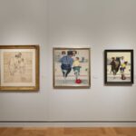 일러스트레이션 작품이 전시된 Lucas Museum of Narrative Art 갤러리