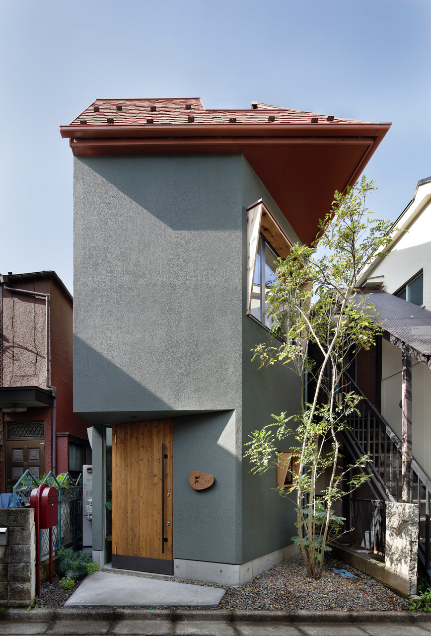 니시오기쿠보 골목 안쪽에서 본 Park & Tiny House 주변 풍경