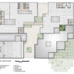 Prestige University 2층(First Floor) 평면도, 도서관과 브리지
