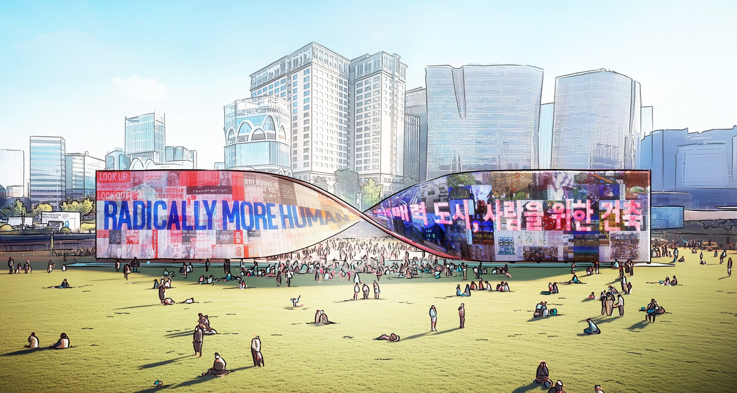 Thomas Heatherwick이 발표한 제5회 서울도시건축비엔날레 마스터플랜 이미지