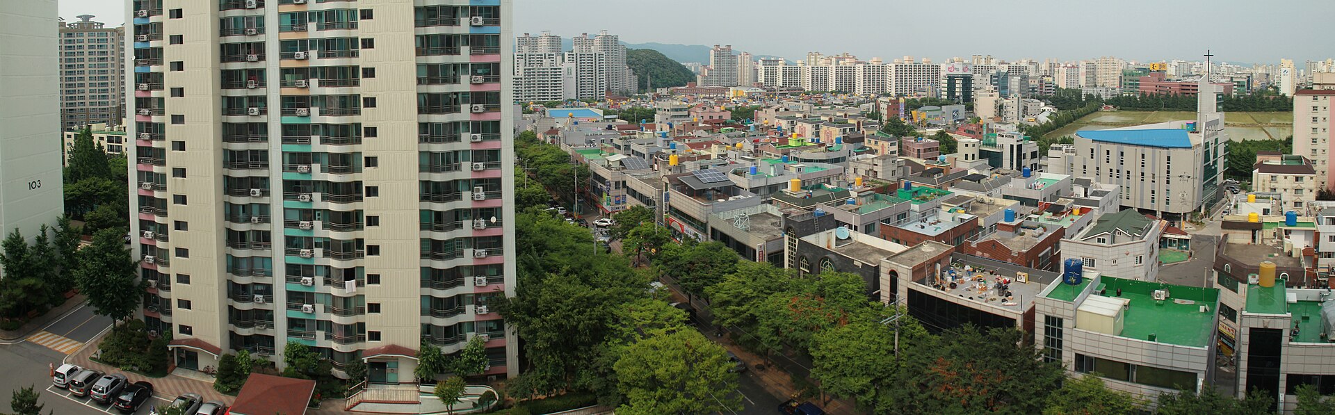 대구의 아파트 단지와 주거지 전경, 주택 공급 정상화 자료 사진