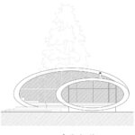 Shell 별장 남측 입면도